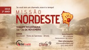 Instituto Metodista de Formao Missionria realiza Misso Nordeste em novembro