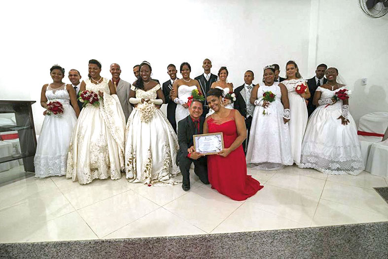 Casamento coletivo  realizado na Regio Missionria do Nordeste