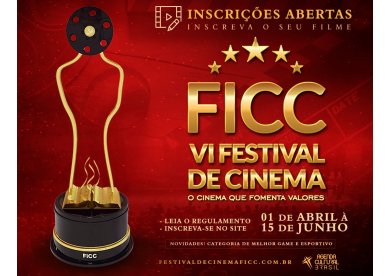 Festival Internacional de Cinema Cristo (FICC) abre inscries para sexta edio da premiao