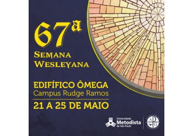 Inscries para 67 Semana Wesleyana se encerram em 15 de maio