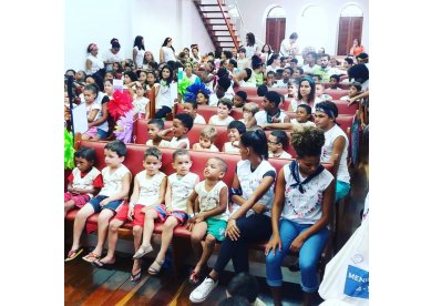 Projeto Missionrio Reino da Alegria completa 9 anos de misso no Morro Santa Marta