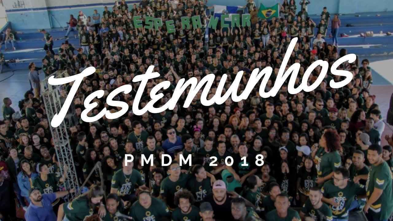 Assista aos testemunhos de voluntrios/as do PMDM 2018