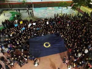 Protestos no Instituto Metodista Granbery