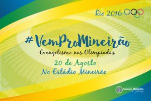 Rio2016: jovens metodistas marcam evangelismo no Mineirão