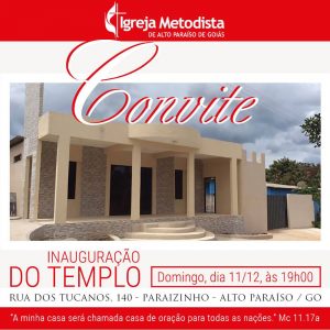 Igreja Metodista inaugura templo em Gois